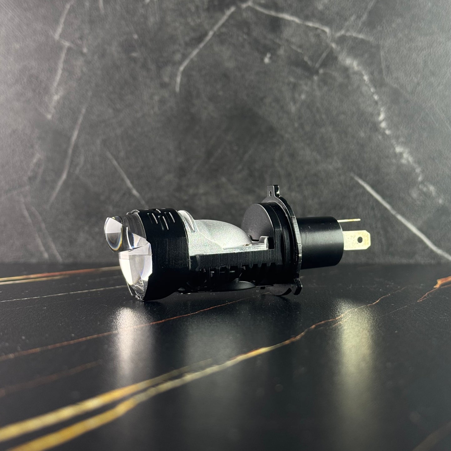 D-Shape H4 LED Projector Headlight Bulb