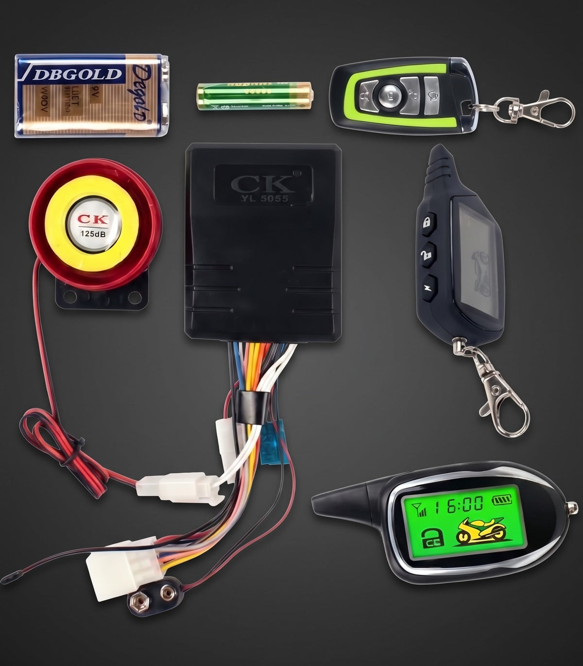CK Two Way Security System with LCD Remote Cham Store