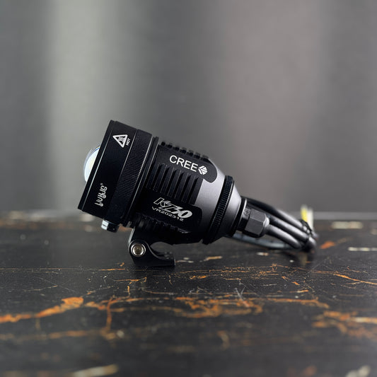 LIU HJG KZ30 CREE Telescopic Driving Light (White & Yellow)