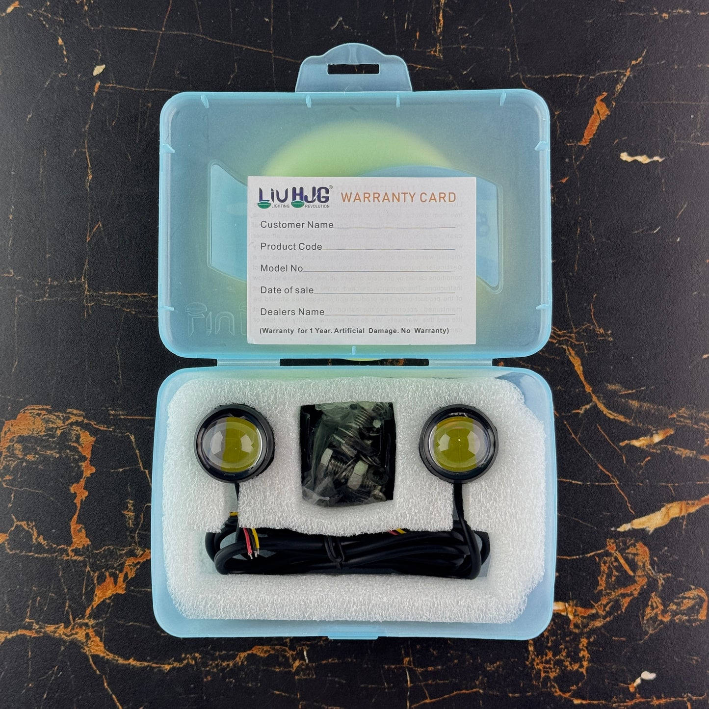 LIU HJG Mini Driving Light (Yellow & White)