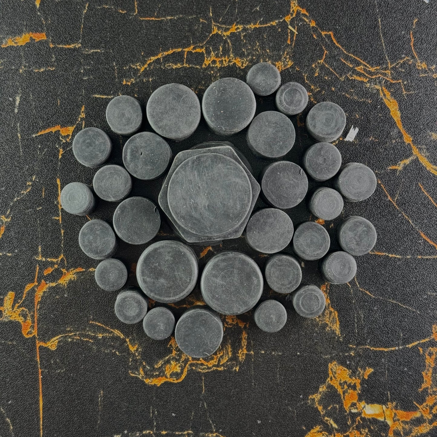 30-Piece Rubber Nut Cover Set