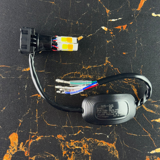 M6 LED Headlight with Flasher