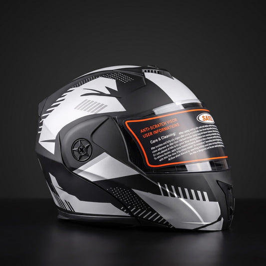 Aadora® 902 Flip-Up Helmet Graphic (DOT Approved) Cham Store