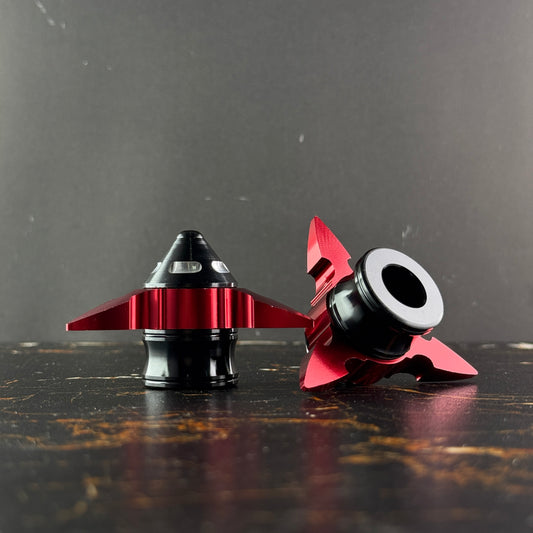 Blade-Style Motorcycle Axle Nuts