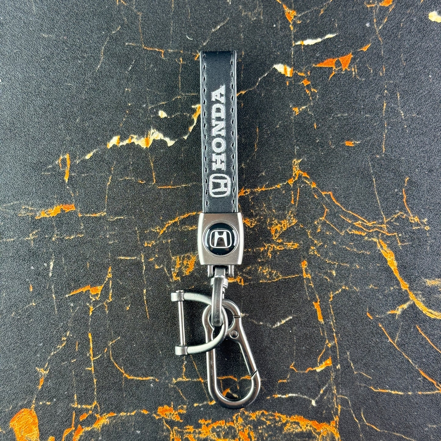 Branded Leather Keychains