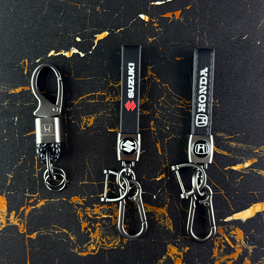 Branded Leather Keychains