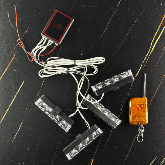 WHITE FLASHER REMOTE KIT