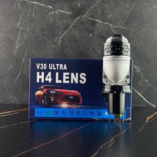 D-Shape H4 LED Projector Headlight Bulb