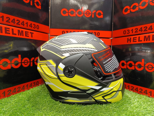 Aadora® 902 Flip-Up Helmet Carbon (DOT Approved) Cham Store