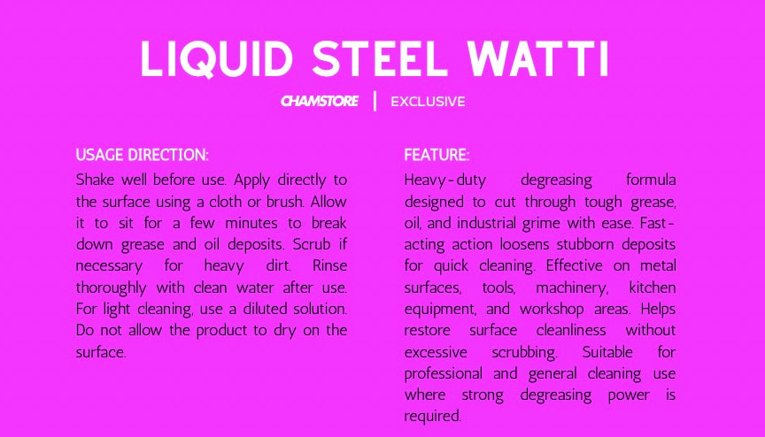CHAMCare® Liquid Steel Watti Cham Store