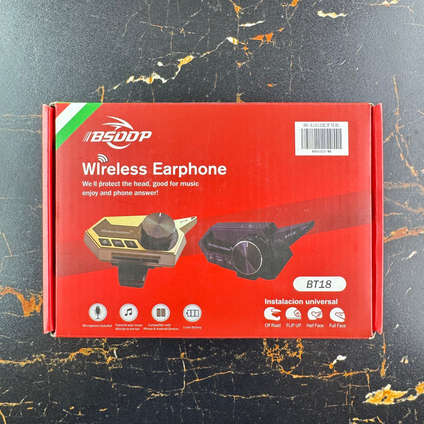 BSDDP Helmet Mount Earphones
