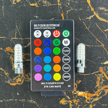 RBG Remote Parking LED Bulbs