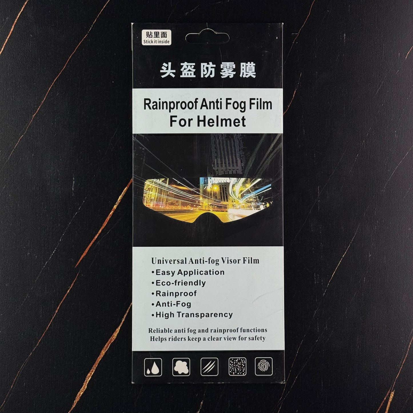 Rainproof Anti Fog Film For Helmet