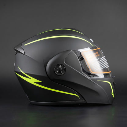 Aadora® 902 Flip-Up Helmet Neon (DOT Approved) Cham Store