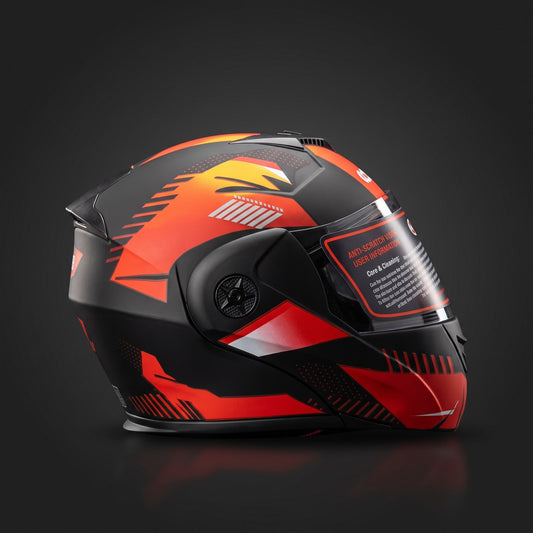 Aadora® 902 Flip-Up Helmet Graphic (DOT Approved) Cham Store
