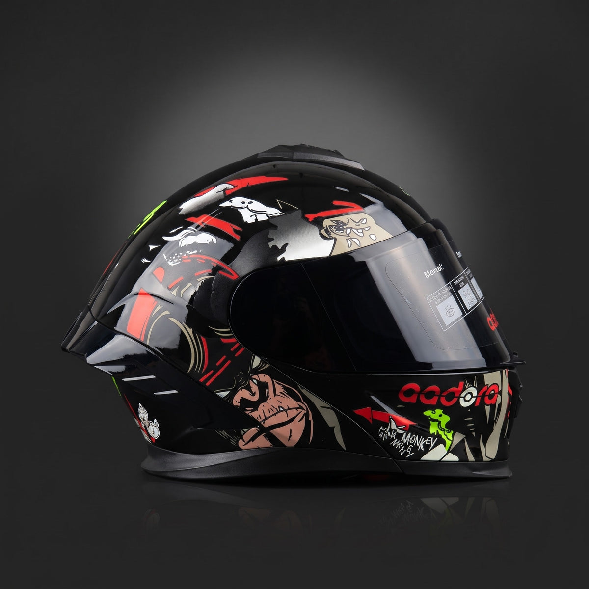 Aadora® 902 Premium Flip-Up Gorilla Helmet (DOT Approved) Cham Store