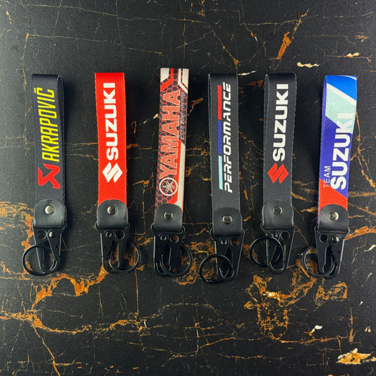 Motorcycle Strap Lanyard Keychains